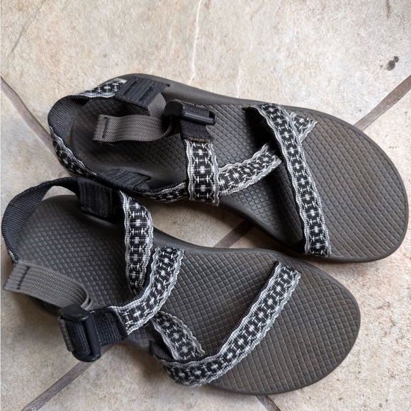 Chaco Gray and Black Athletic Sandals - Picture 2 of 7